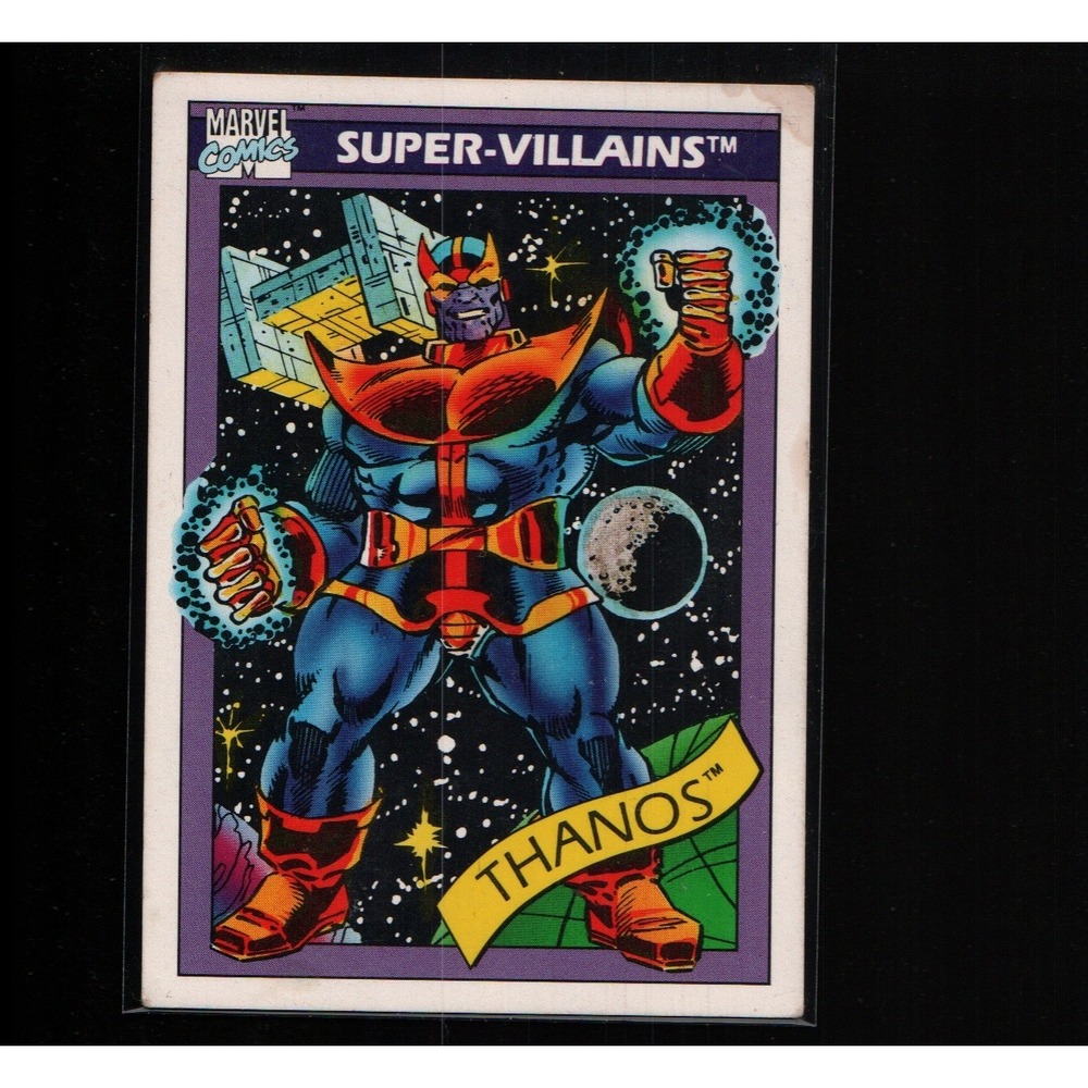 1990 Impel Marvel Universe Thanos #79 Series 1 Super Villains Card